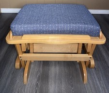 VTG Wood Nursery Glider Ottoman Footstool Baby Rocker Gliding Stool Canada