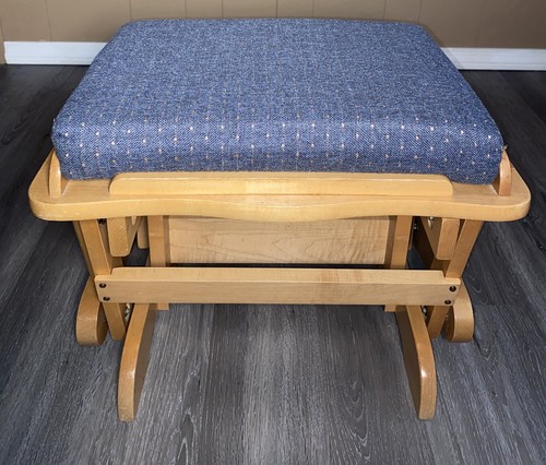 VTG Wood Nursery Glider Ottoman Footstool Baby Rocker Gliding Stool Canada