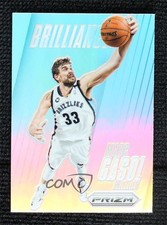 2013-14 Panini Prizm Brilliance Silver Prizm Marc Gasol #12 1ls6