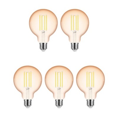 Modee E27 LED Filamentlampe G95 4W 360lm 1800K 5 Stück