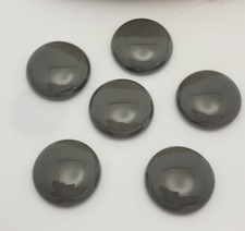 Pewter Gray 96 COE SIX L Dots Pebbles Gem Fusible Glass Fusing Supplies Cabochon