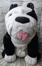 EXTRA LARGE 19 Inch Stuffed Plush Boston Terrier Dog or Bulldog Toy Factory