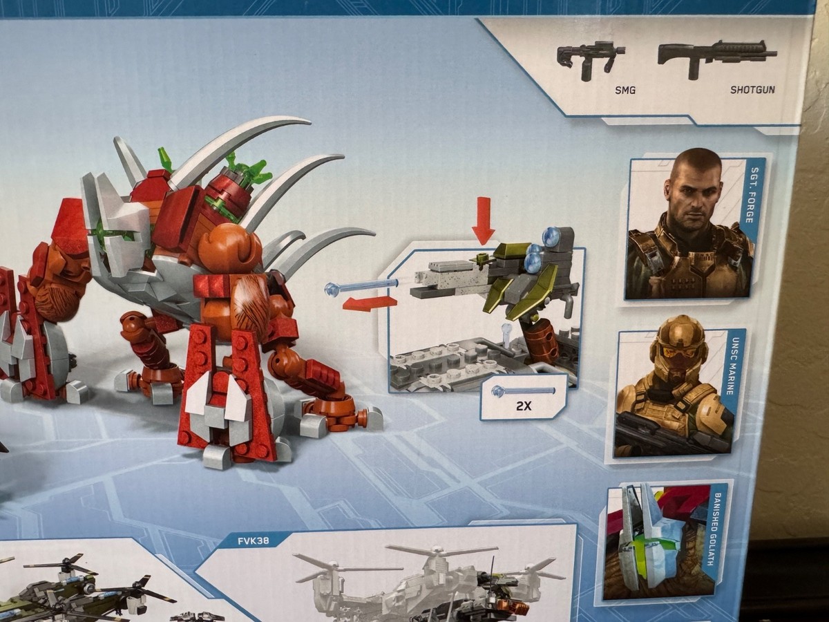 MEGA Halo Forgehog VS Banished Goliath - Set of 654pcs
