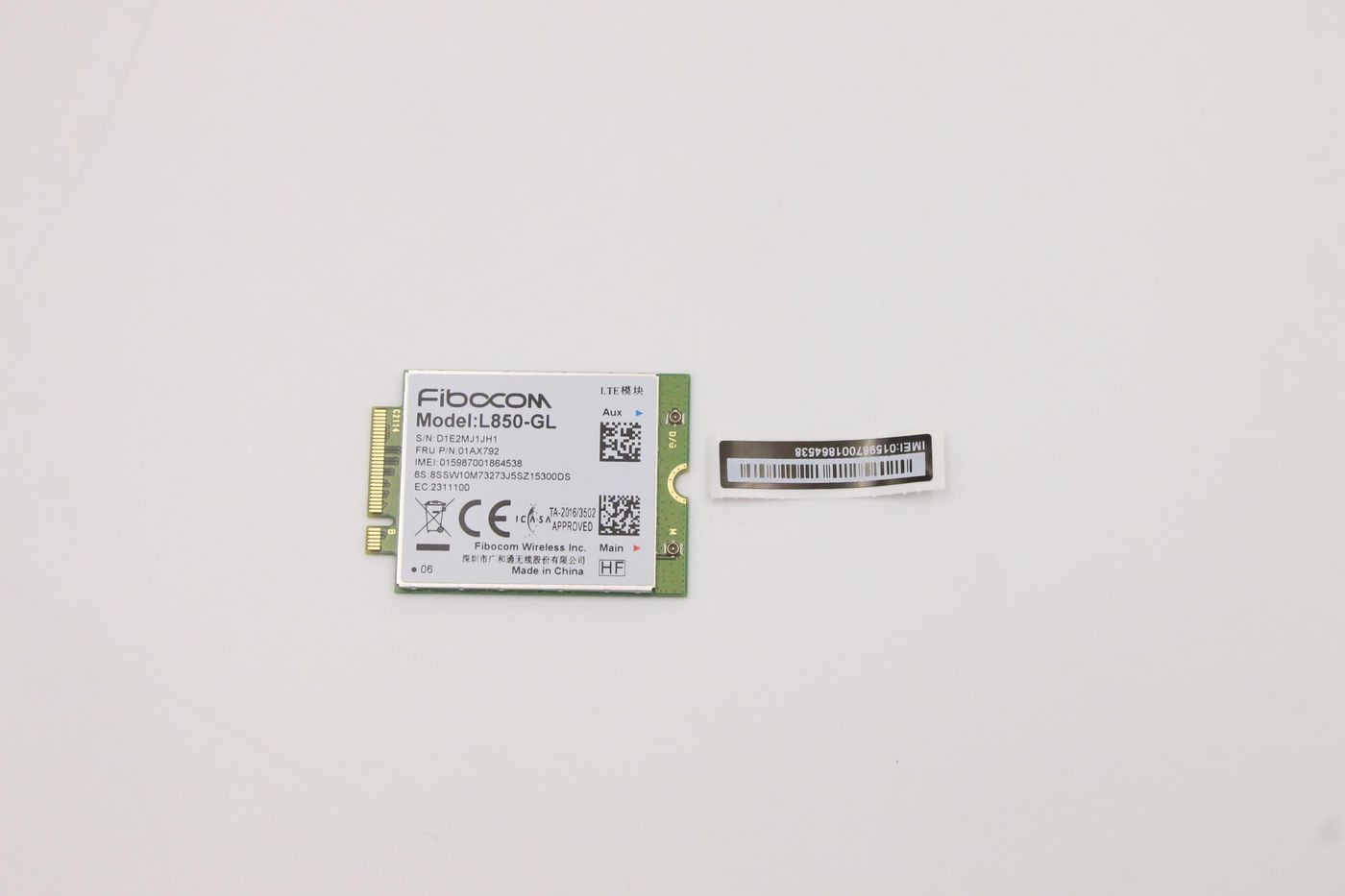 Lenovo 4XC1D69578 Fibocom L850-GL 4G/LTE M.2 WWAN Karte für ThinkPad X1 Nano G1 - Image 2