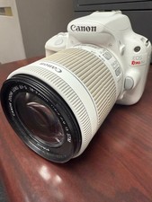 Canon EOS Rebel SL1 18.0MP Digital SLR Camera - White with EF-S 18-55mm STM Lens