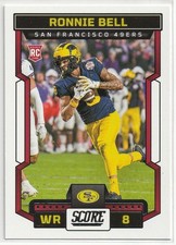 2023 Score Ronnie Bell Rookie #344 San Francisco 49ers
