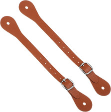 2 PCS Leather Spur Straps Western for Men Women, Adjustable Boot Straps for Cowb