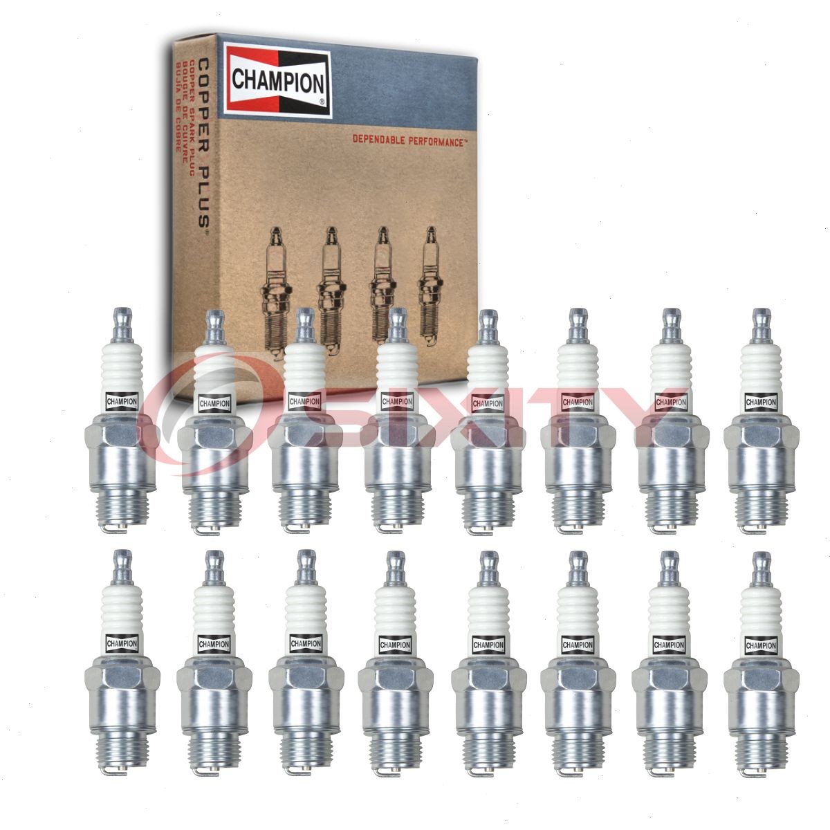16 pc Champion Industrial Spark Plugs for 1936-1937 Cadillac Series 90 7.4L yd