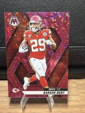 2025 Panini Mosaic Football-Kareem Hunt No Huddle Pink Disco /20