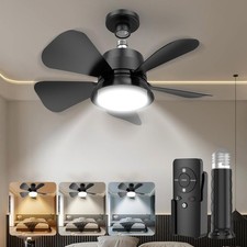 Socket Ceiling Fans with Lights and Remote So...