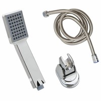 Duschkopf Mit 1,5M Schlauch Verchromt Handbrause Brausekopf Duschbrause Vidaxl