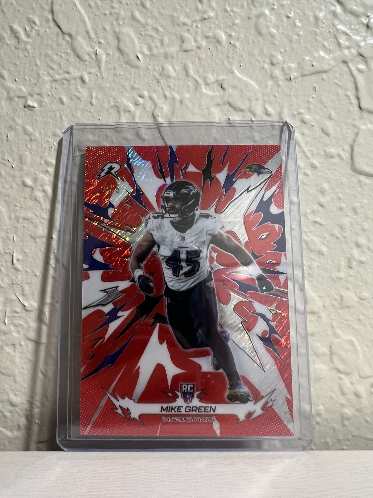 2025 Topps Resurgence - Mike Green #108 - Red - 4/5 - Ravens - RC