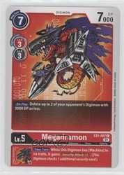 Megadramon EX1-007 Classic Collection Digimon Card Game