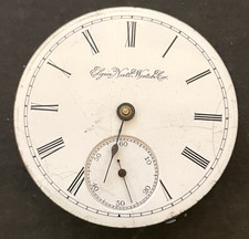 Antique 1895 Elgin Grade 102 Pocket Watch Movement Parts/Repair 18s 11j USA