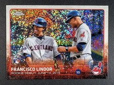 Francisco Lindor RC 2015 Topps Update Chrome Rookie Card #us286 Mets Mint. rookie card picture