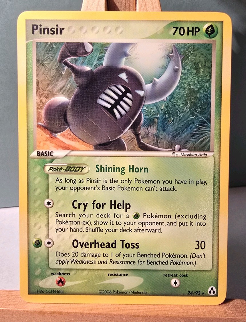 Pinsir 24/92 Rare Legend Maker Pokemon Near Mint