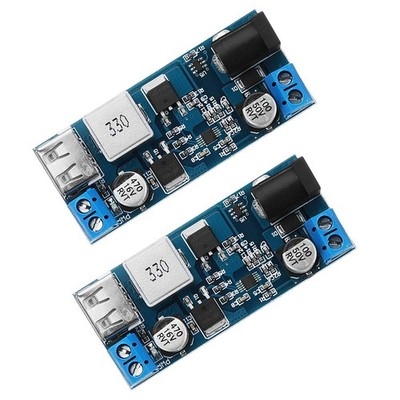 2 Stück 24V / 12V auf 5V / 5A Netzteilmodul DC-DC Wandler ''