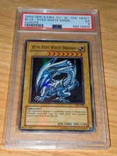 Blue Eyes White Dragon SDK-E001 PSA 5 YuGiOh Card - Starter Deck Kaiba EUROPE