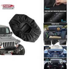 Heavy-duty Waterproof Winch Cover 1200d Oxford Fabric 22x10.5x8.1 8500-12500