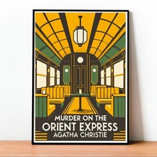 Murder on the Orient Express Agatha Christie Poster Unframed 24x36