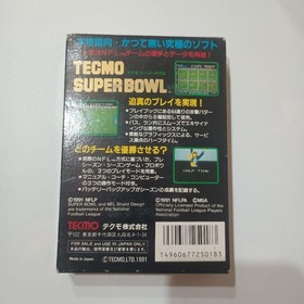 Tecmo Super Bowl Famicom Nintendo NES New Sealed NFL Football Game