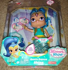 Fisher-Price 2017 Shimmer & Shine Genie Dance Shine Doll New Slight Box Damage