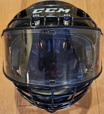 CCM Vector 06 Senior Medium Hockey Helmet + Avision Ahead Visor & Cage Combo
