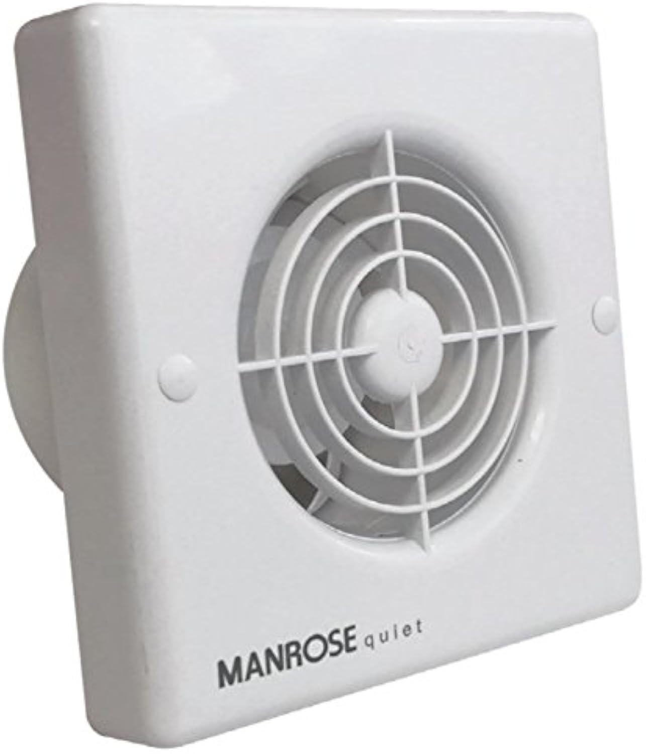 Manrose QF100T Quiet Extractor Fan with Timer for 4"" Duct, White