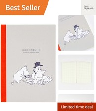     Hobonichi Techo Accessories   Moomin: Hobonichi Graph Notebook A5 - Moomin