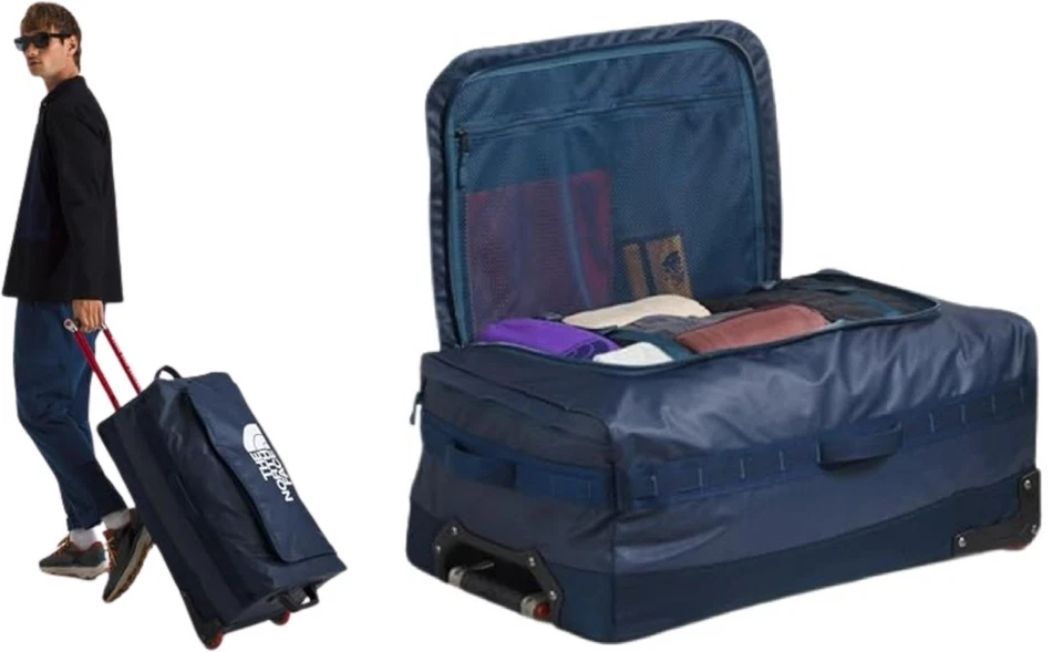 Bolsa de viaje The North Face Base Camp Voyager 29 roller azul marino equipo Foto 2 de 4