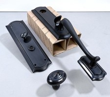 Baldwin Estate Bethpage Single Cylinder Mortise Entrance Handleset Trim Set