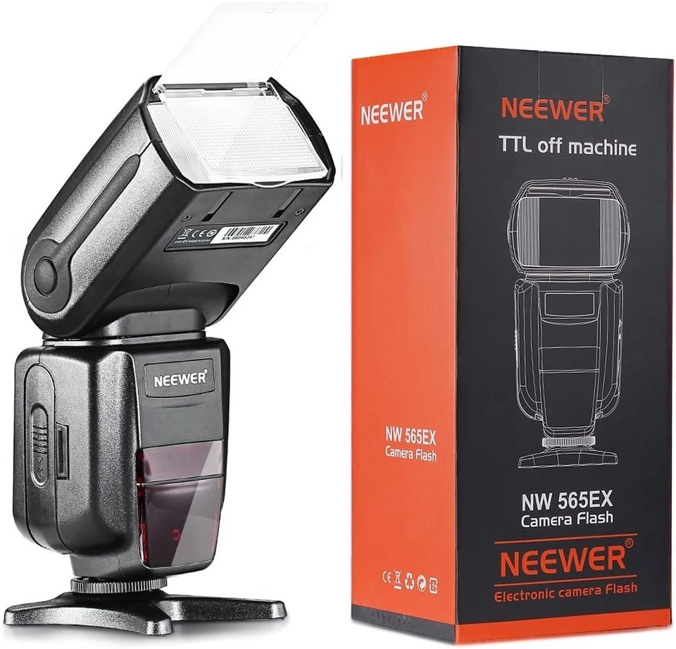 Neewer NW-565 EXN I-TTL Slave Speedlite with Flash Bounce Diffuser for Nikon - Image 2 of 4