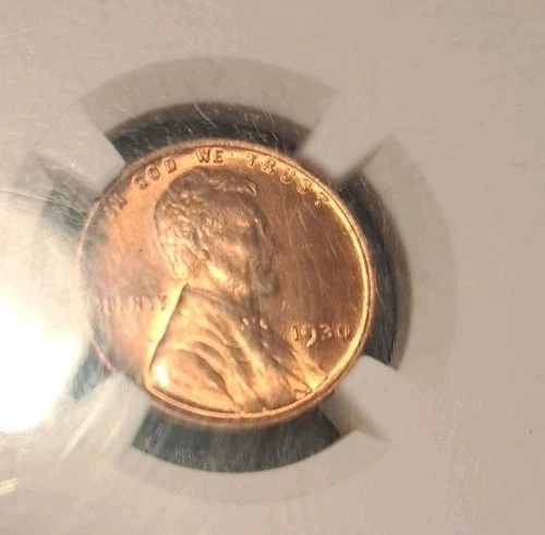 1930 P Lincoln Cent  Ngc MS65 RED