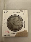 1912 Barber Half Dollar Lot Of 2