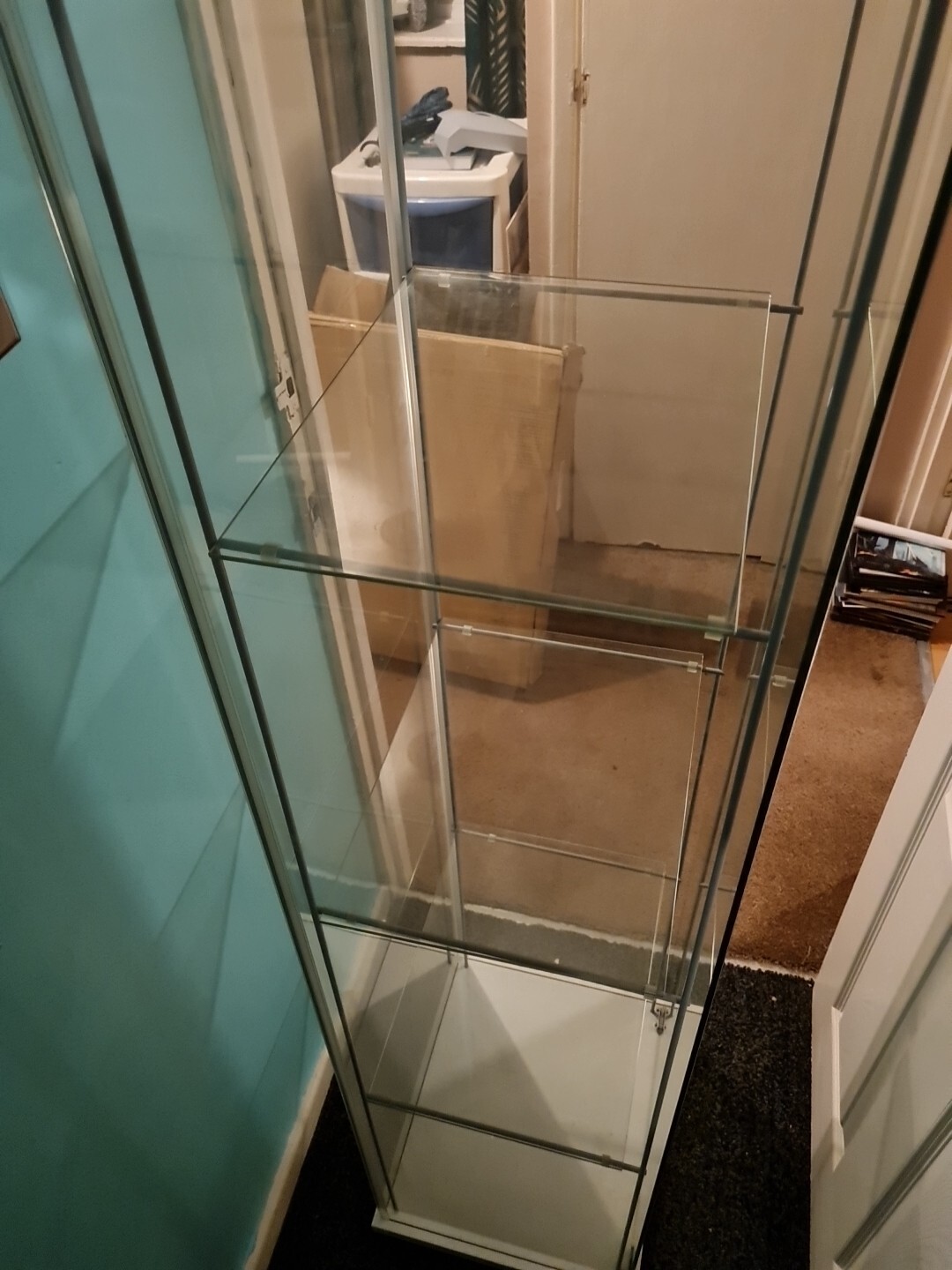 IKEA Detolf glass display eBay