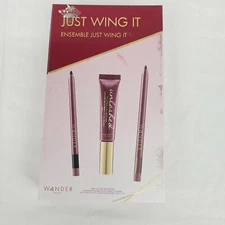 WANDER BEAUTY Ensemble Just Wing It Three Full Size Multitaskers Eyeliner Mascar