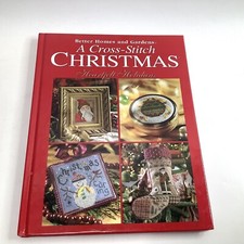 A Cross Stitch Christmas Heartfelt Holidays Better Homes Gardens HC 1999 VTG