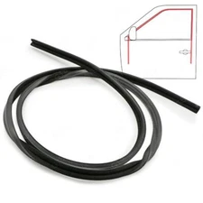 Pair Window Glass Run Door Channel For Toyota Hilux RN20 RN30 2 Door 1969 - 1988