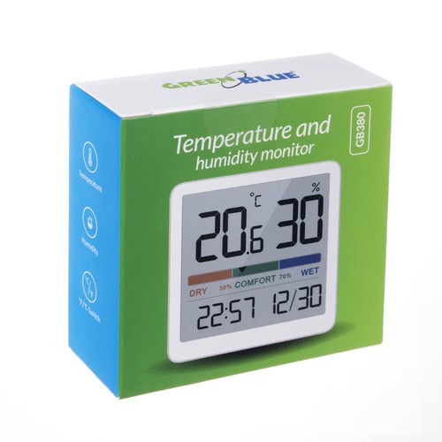 Thermometer Hygrometer Weather Station Clock Temperature Humidity Portable LCD - Picture 3 of 12