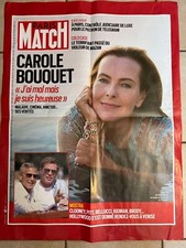 Carole Bouquet  Poster Paris Match 3931 Affiche Presse Septembre 2024 80 x 60