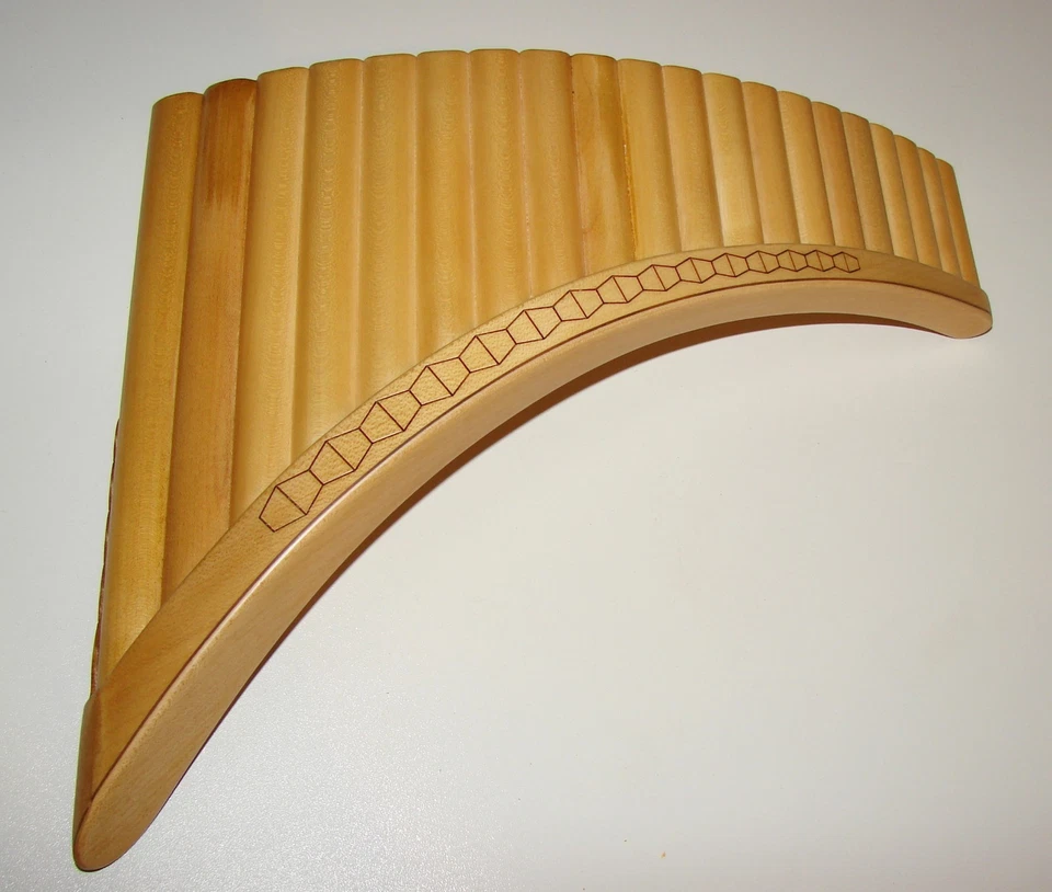 Flauta de cacerola rumana, 20 tubos, soprano Foto 2 de 4