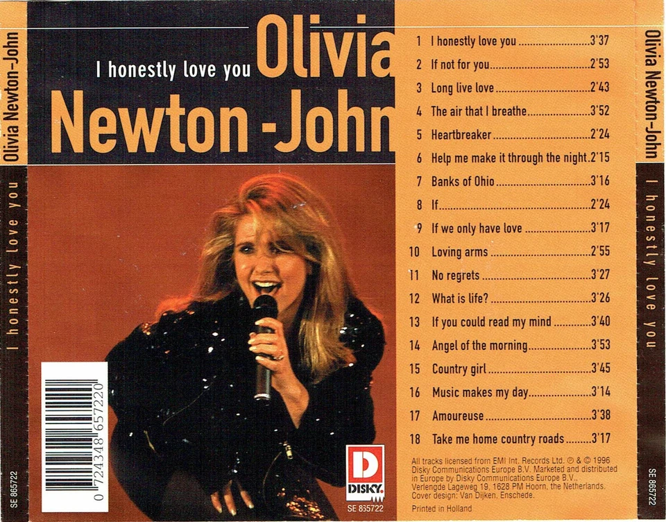 (CD) Olivia Newton-John - I Honestly Love You - Banks Of The Ohio, What Is Life - Bild 2 von 2
