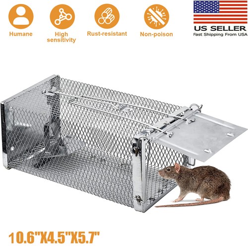 Large Live Humane Cage Trap for Squirrel Chipmunk Rat Mice Rodent Animal Catcher