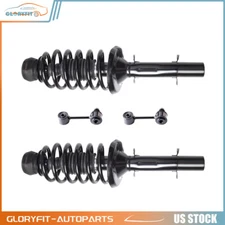 Front For 2000-2001 Volkswagen Beetle Complete Struts Sway Bar End Link 4 Pcs