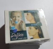 Pop N Go Jaw Face and Neck Exerciser - Define Your Jaw Beginner Blue