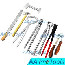 Horse Farrier Tool Kit Grooming 9 Pieces Complete Tools Kit