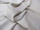 Silk/Lycra Stretch 4-Ply Crepe Luxury Fabric Remnant Lt Beige 46" L x 42.5" W