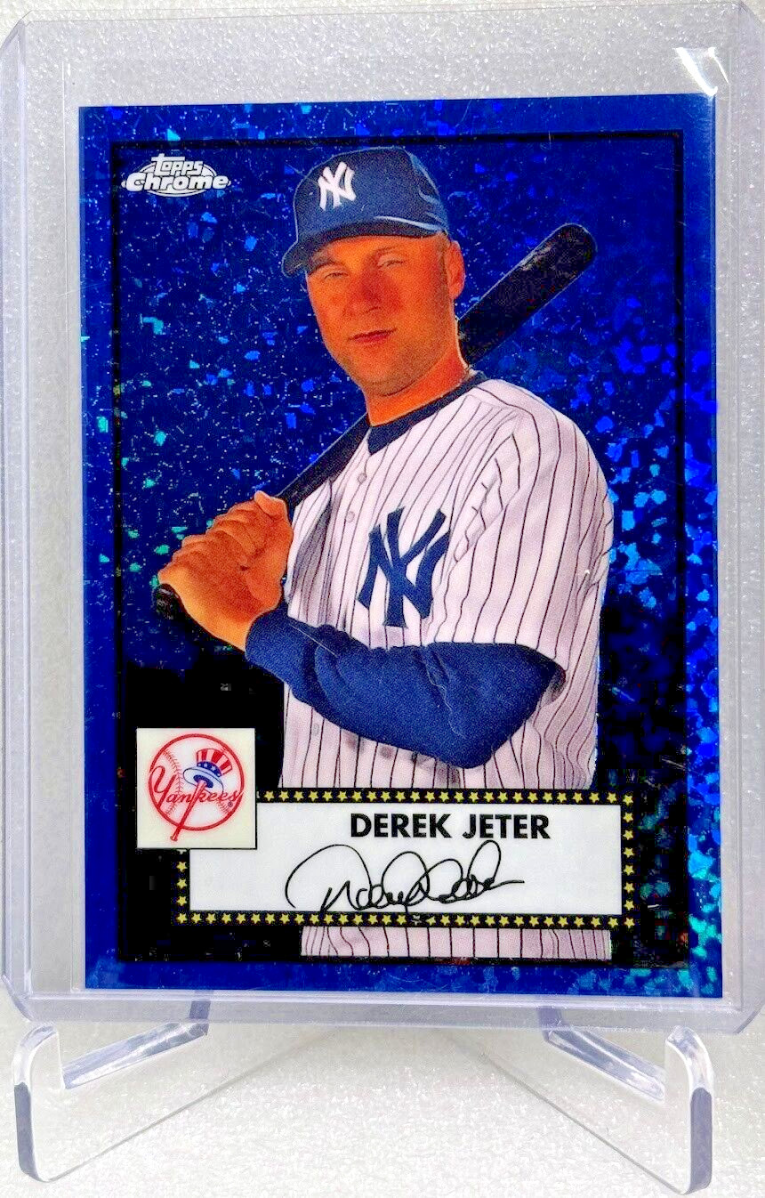 Derek Jeter マイナー時代使用グラブ 2007 TOPPS #40 DEREK JETER MINT ERROR CARD WITH MICKEY