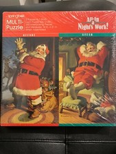 Springbok 700 piece jigsaw puzzle NIB "All in a Night's Work" - RARE