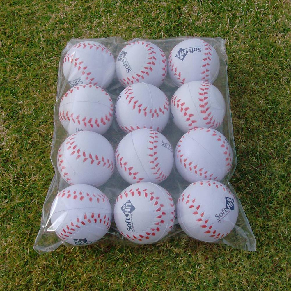 Soft HIT Baseball Softball Foam Training Ball Batting Practice 12 Pack 854787005068 eBay